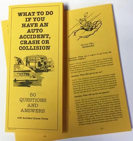 What to Do if You Have an Auto Accident, Crash or Collision: 50 Questions and Answers - Lawyers & Judges Publishing Company, Inc.