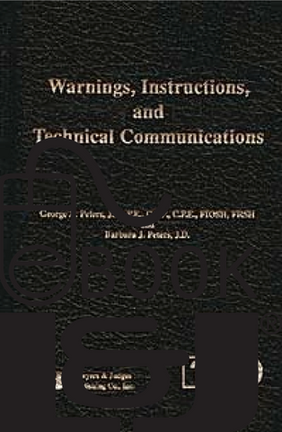 Warnings, Instructions and Technical Communications PDF eBook - Lawyers & Judges Publishing Company, Inc.