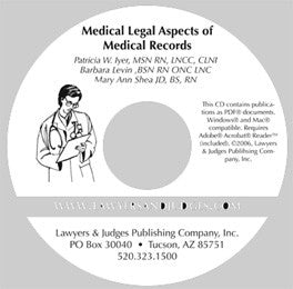 Medical Legal Aspects Medical Records CD - Lawyers & Judges Publishing Company, Inc.
