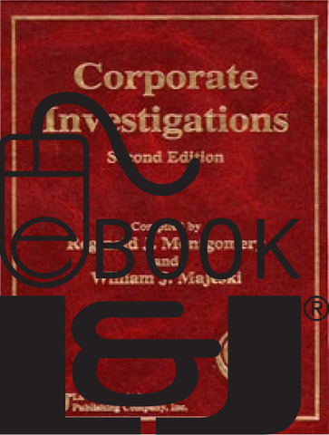 Corporate Investigations, Second Edition PDF eBook - Lawyers & Judges Publishing Company, Inc.